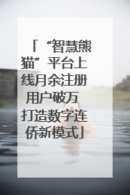 “智慧熊猫”平台上线月余注册用户破万 打造数字连侨新模式