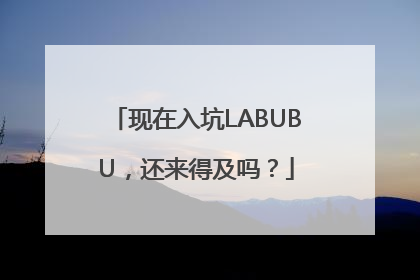 现在入坑LABUBU，还来得及吗？