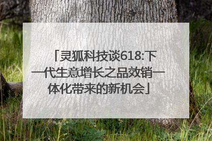灵狐科技谈618:下一代生意增长之品效销一体化带来的新机会