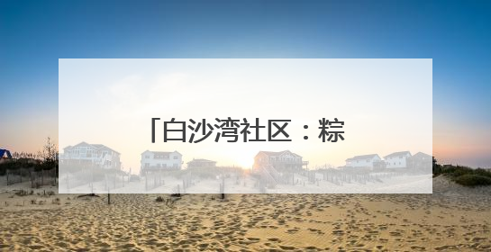 白沙湾社区：粽香守安筑防线 清风润廉护家园