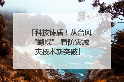 科技铸盾！从台风“蝴蝶” 看防灾减灾技术新突破