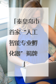 秦皇岛市首家“人工智能专业孵化器”揭牌