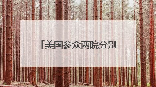 美国参众两院分别发起决议 拟限制总统发起战争的权力