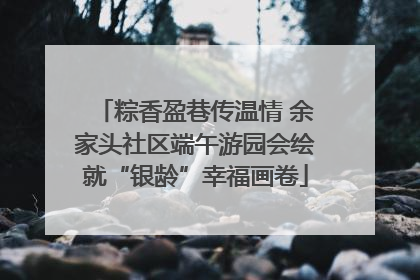 粽香盈巷传温情 余家头社区端午游园会绘就“银龄”幸福画卷