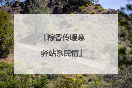 粽香传暖意 驿站系民情