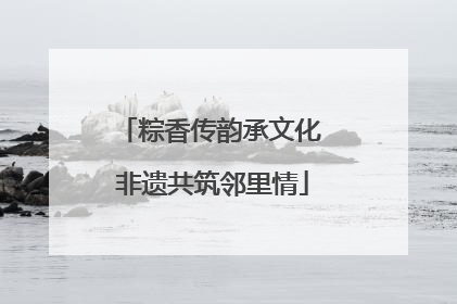 粽香传韵承文化 非遗共筑邻里情