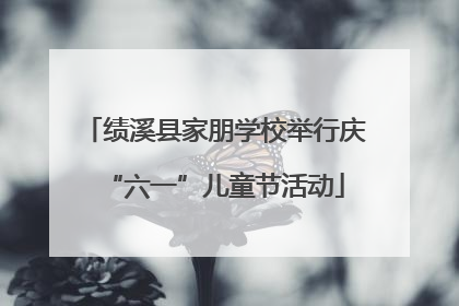 绩溪县家朋学校举行庆“六一”儿童节活动