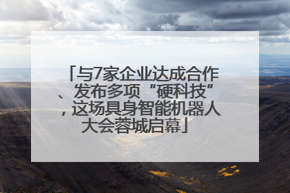 与7家企业达成合作、发布多项“硬科技”，这场具身智能机器人大会蓉城启幕