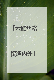 云链丝路 贸通内外