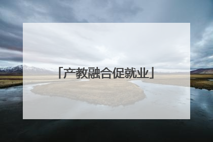 产教融合促就业
