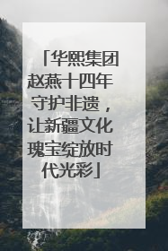 华熙集团赵燕十四年守护非遗，让新疆文化瑰宝绽放时代光彩