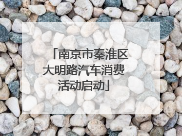 南京市秦淮区大明路汽车消费活动启动