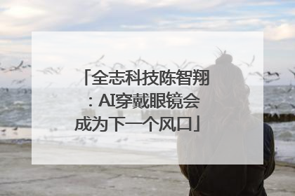 全志科技陈智翔：AI穿戴眼镜会成为下一个风口