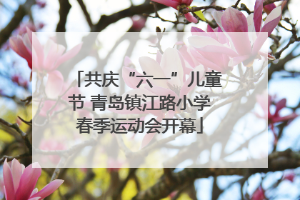 共庆“六一”儿童节 青岛镇江路小学春季运动会开幕
