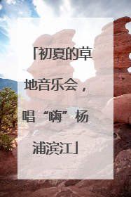 初夏的草地音乐会，唱“嗨”杨浦滨江