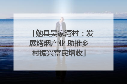 勉县吴家湾村：发展烤烟产业 助推乡村振兴富民增收