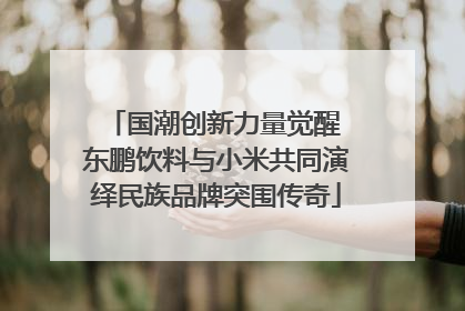 国潮创新力量觉醒 东鹏饮料与小米共同演绎民族品牌突围传奇