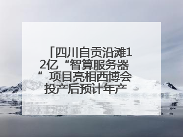 四川自贡沿滩12亿“智算服务器”项目亮相西博会 投产后预计年产值达15亿元