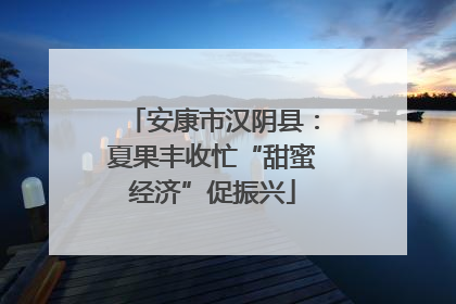 安康市汉阴县：夏果丰收忙“甜蜜经济”促振兴