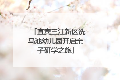 宜宾三江新区洗马池幼儿园开启亲子研学之旅