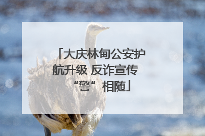 大庆林甸公安护航升级 反诈宣传“警”相随