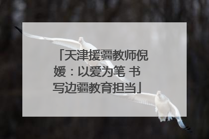 天津援疆教师倪媛：以爱为笔 书写边疆教育担当