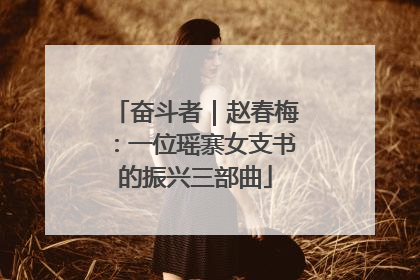 奋斗者｜赵春梅：一位瑶寨女支书的振兴三部曲