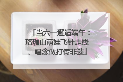 当六一邂逅端午：珞珈山萌娃飞针走线、唱念做打传非遗