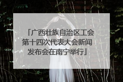 广西壮族自治区工会第十四次代表大会新闻发布会在南宁举行