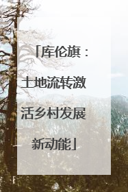 库伦旗：土地流转激活乡村发展新动能