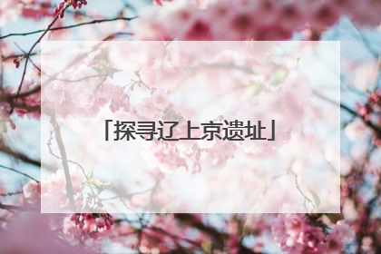 探寻辽上京遗址