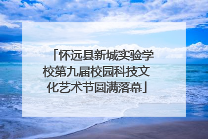 怀远县新城实验学校第九届校园科技文化艺术节圆满落幕