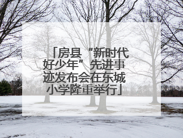 房县“新时代好少年”先进事迹发布会在东城小学隆重举行