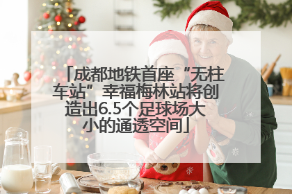 成都地铁首座“无柱车站”幸福梅林站将创造出6.5个足球场大小的通透空间