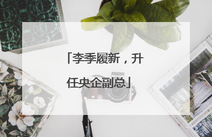 李季履新，升任央企副总