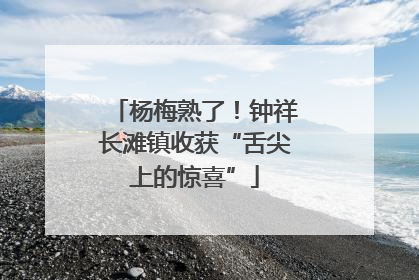 杨梅熟了！钟祥长滩镇收获“舌尖上的惊喜”
