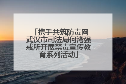携手共筑防毒网 武汉市司法局何湾强戒所开展禁毒宣传教育系列活动