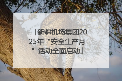 新疆机场集团2025年“安全生产月”活动全面启动