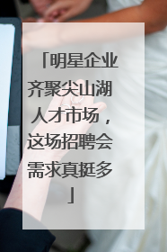 明星企业齐聚尖山湖人才市场，这场招聘会需求真挺多
