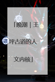 晚潮｜王坪古道的人文内核