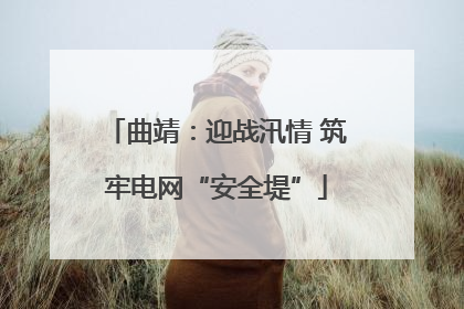 曲靖：迎战汛情 筑牢电网“安全堤”