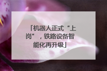 机器人正式“上岗”，铁路设备智能化再升级