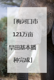 梅河口市121万亩旱田基本播种完成
