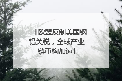 欧盟反制美国钢铝关税，全球产业链重构加速
