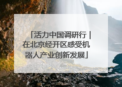 活力中国调研行｜在北京经开区感受机器人产业创新发展