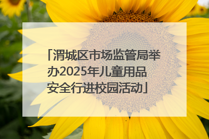 渭城区市场监管局举办2025年儿童用品安全行进校园活动