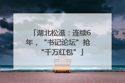 湖北松滋：连续6年，“书记论坛”抢“千万红包”