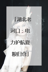 湖北老河口：电力护航夏粮归仓