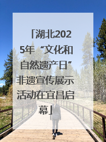 湖北2025年“文化和自然遗产日”非遗宣传展示活动在宜昌启幕