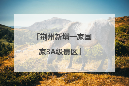 荆州新增一家国家3A级景区